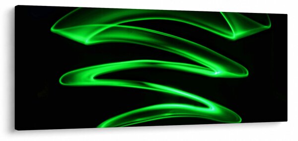 Kép - neonhullámok (120x50 cm)