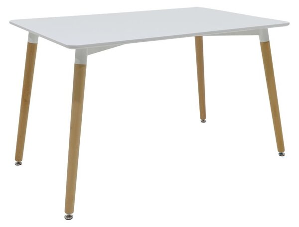 Étkezőgarnitúra, Natali-Gaston, Pako World, MDF, szürke-fehér-natúr, 5 részes, 120x80x76 cm