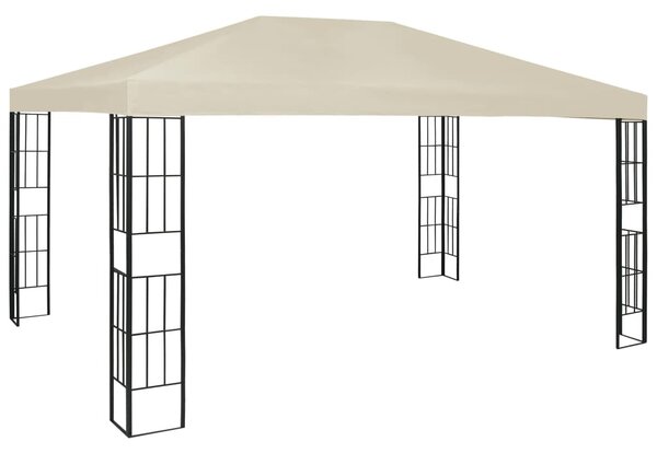 Krémszínű pavilon 3 x 4 m