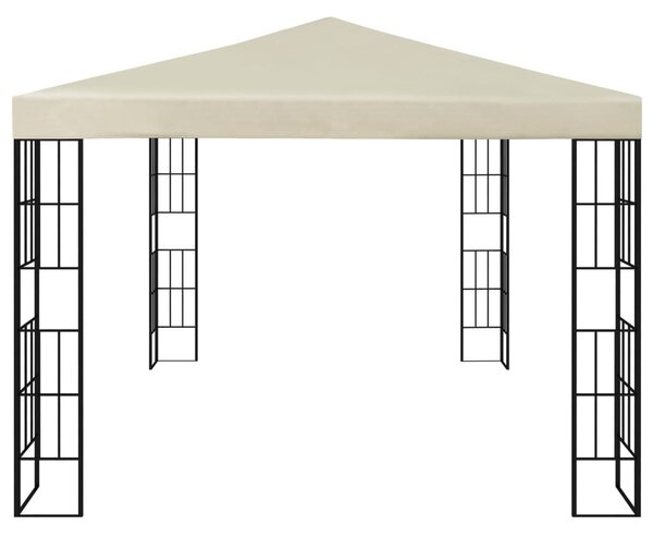 Krémszínű pavilon 3 x 4 m