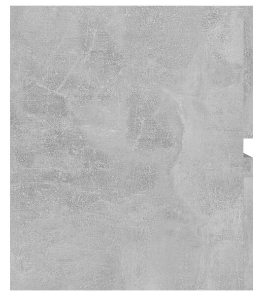 Betonszürke szerelt fa mosdószekrény 100 x 38,5 x 45 cm