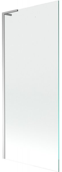 Mexen Next L 1-szárnyú fürdőszobai paraván, 80 x 150 cm, átlátszó, króm - 895-080-000-03-00-01