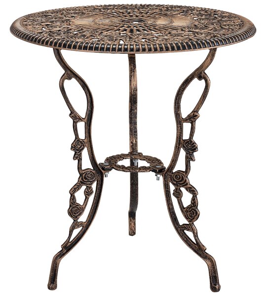 Bisztró szett Wakefield kerti asztal két székkel vintage bronz [casa.pro]