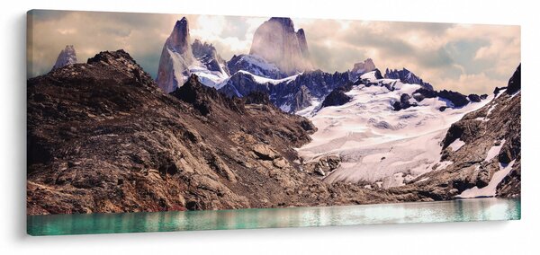 Hegyi tó képe (120x50 cm)