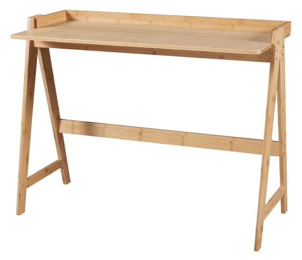 Bambusz íróasztal Härryda 107x47x81cm natúr [en.casa]