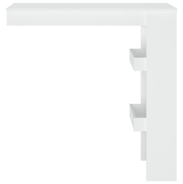 Fehér fatermék fali bárasztal 102 x 45 x 103,5 cm