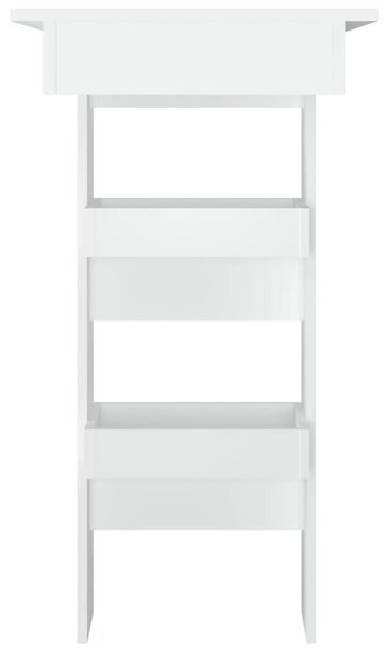Fehér fatermék fali bárasztal 102 x 45 x 103,5 cm