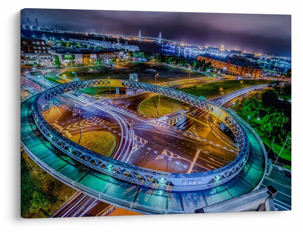 Kép - éjszakai panoráma (70x50 cm)
