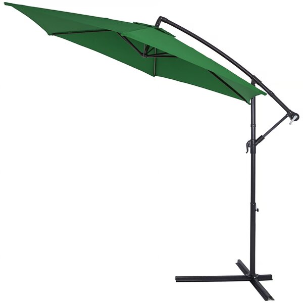 Deuba Kerti napernyő Ø300 cm - zöld