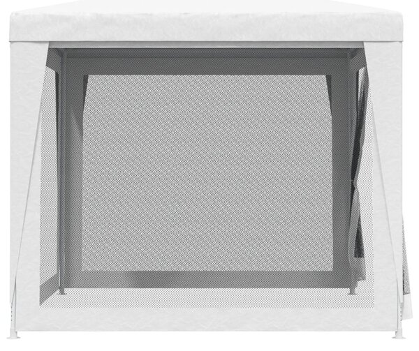Fehér partisátor 4 hálós oldalfallal 2,5 x 2,5 m