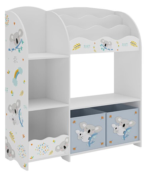 Gyerekpolc Lysekil 100x93x30 cm koala mintával [en.casa]