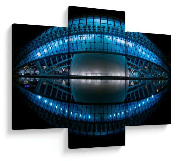 Egy kép a futballstadionról (90x60 cm)
