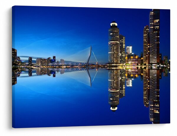 Kép - éjszaka Rotterdam (70x50 cm)
