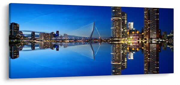 Kép - éjszaka Rotterdam (120x50 cm)