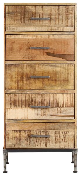 Tömör mangófa fiókos szekrény 45 x 35 x 106 cm
