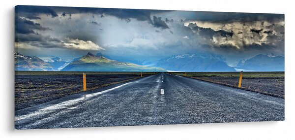 Kép egy viharról az úton (120x50 cm)