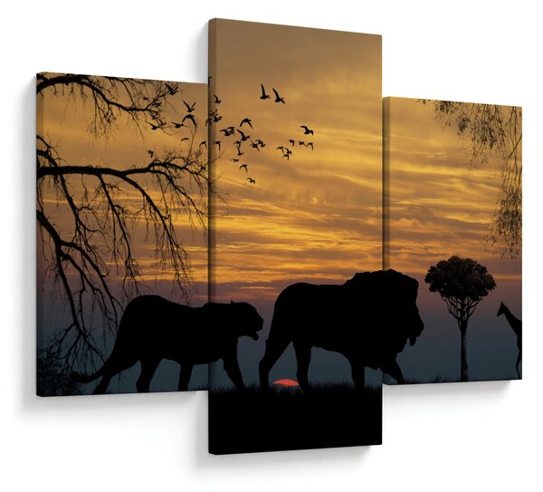 Safari képe (90x60 cm)