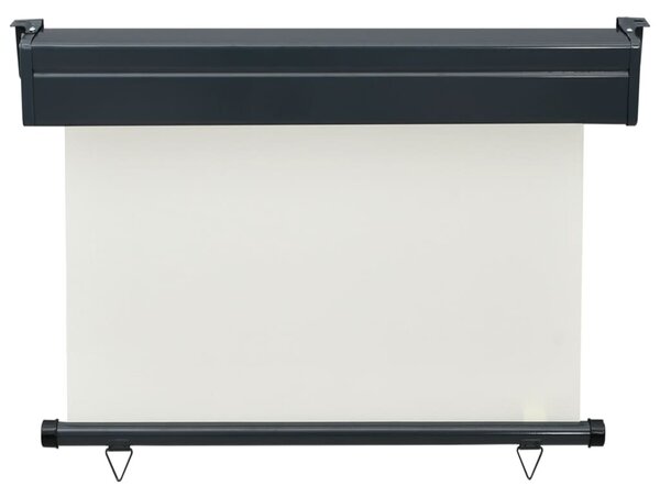 Krémszínű oldalsó terasznapellenző 105 x 250 cm