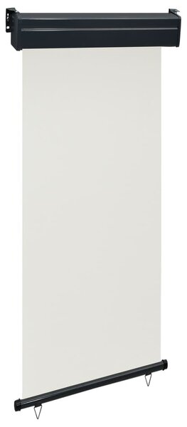 Krémszínű oldalsó terasznapellenző 105 x 250 cm