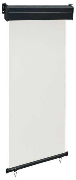 Krémszínű oldalsó terasznapellenző 85 x 250 cm