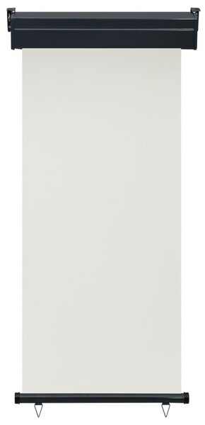Krémszínű oldalsó terasznapellenző 85 x 250 cm