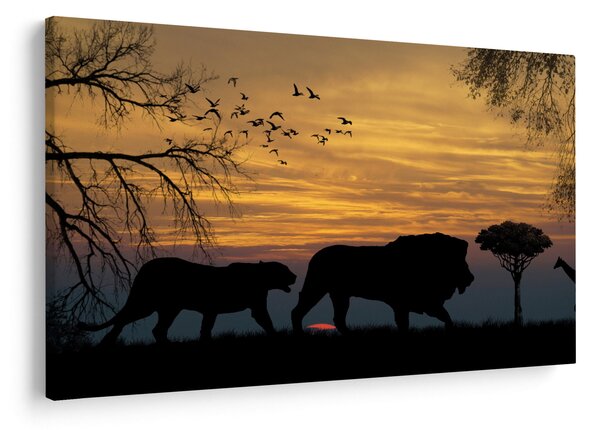 Safari képe (90x60 cm)