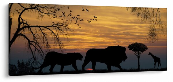 Safari képe (120x50 cm)