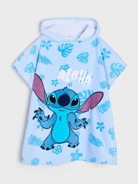 Sinsay - Kapucnis törölköző Stitch - kék