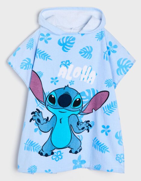 Sinsay - Kapucnis törölköző Stitch - kék