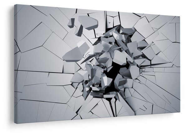 3D absztrakciós kép (90x60 cm)