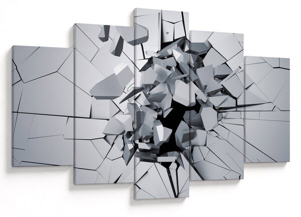 3D absztrakciós kép (150x105 cm)