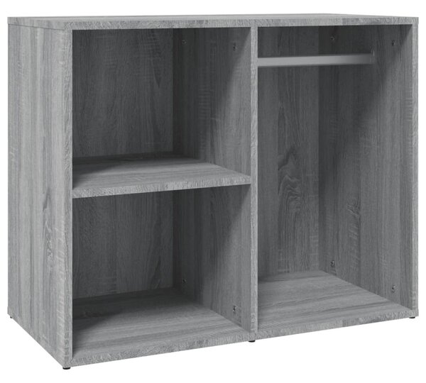 Szürke sonoma színű szerelt fa pipereszekrény 80 x 40 x 65 cm
