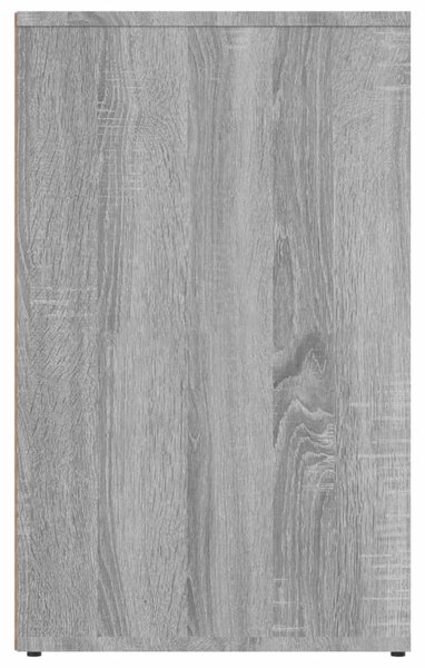 Szürke sonoma színű szerelt fa pipereszekrény 80 x 40 x 65 cm