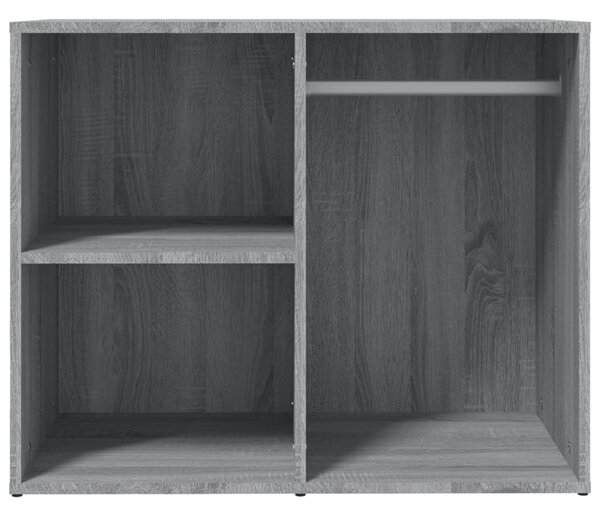 Szürke sonoma színű szerelt fa pipereszekrény 80 x 40 x 65 cm
