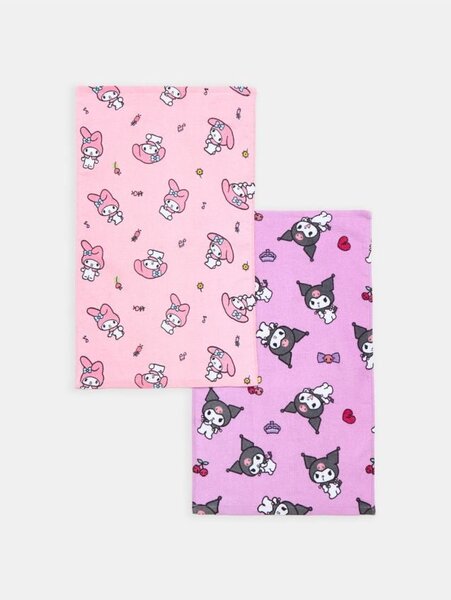 Sinsay - Hello Kitty törölközők 2 darabos csomag - orchidealila