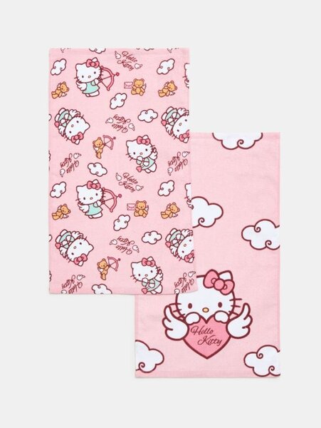 Sinsay - Hello Kitty törölközők 2 darabos csomag - többszínű