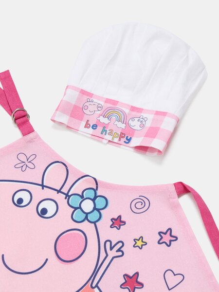 Sinsay - Konyhai szett: kötény és séf sapka Peppa Pig - többszínű