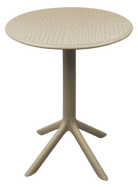 Kerti asztal Merkon, cappuccino, 60x60x75 cm