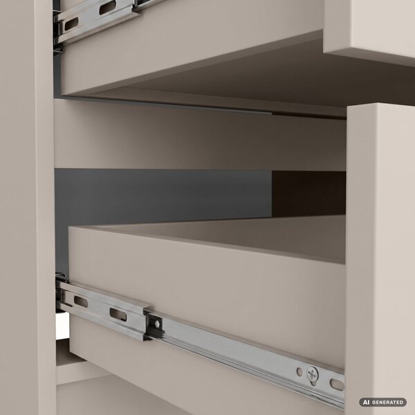AKORD Furniture Factory CLP K120 Komód Laminált Lap Kasmír 4 Fiókos