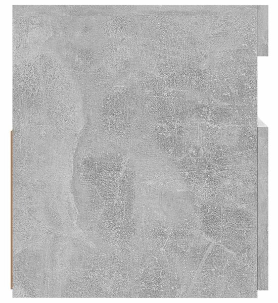 Betonszürke TV-szekrény LED-lámpákkal 120 x 35 x 40 cm