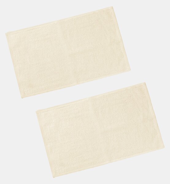 Sinsay - Egyszínű pamut törölközők 2 pack - krémszínű