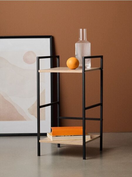 Sinsay - Kétszintes fém polc - fekete