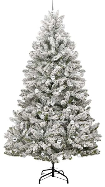 Mű karácsonyfa 240 cm 300 LED Meleg fehér PVC és Acél