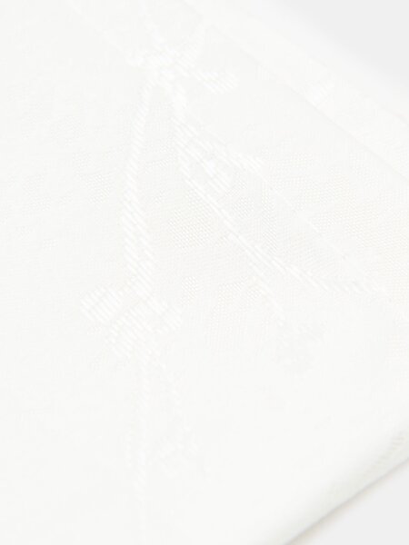 Sinsay - Jacquard mintás asztalterítő virágmintával - krémszínű