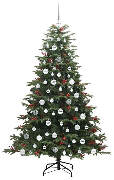 Mű karácsonyfa 300 LED-del Zöld 180 cm PVC és Fém és Műanyag