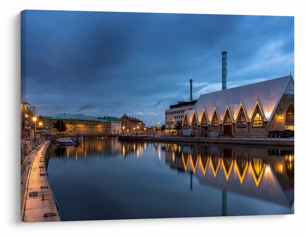 Vízcsatorna képe - Göteborg (70x50 cm)