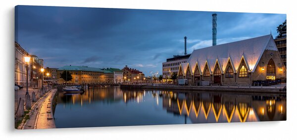 Vízcsatorna képe - Göteborg (120x50 cm)