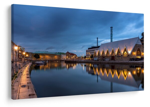 Vízcsatorna képe - Göteborg (90x60 cm)