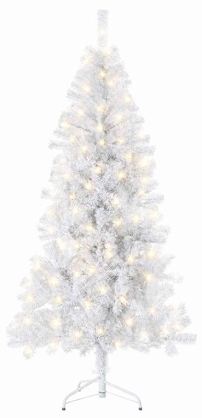 Műanyag Hajtogatós Karácsonyfa 210 cm 300 LED Meleg fehér