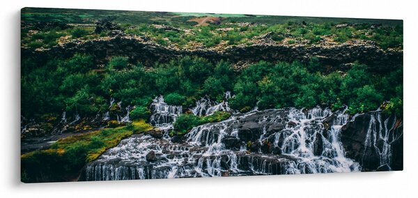 Vízesések képe a természetben (120x50 cm)